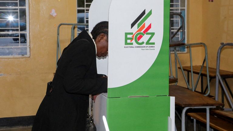 Hichilema leads Zambia’s presidential vote count amid tense tally